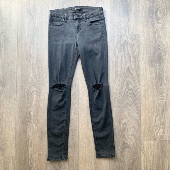 Joe's Jeans Women’s Skinny Jeans Brie Flawless Vixen Black Distressed Denim 25 - Picture 2 of 15